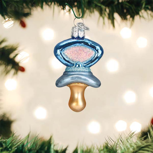 Blå sutt Ornament