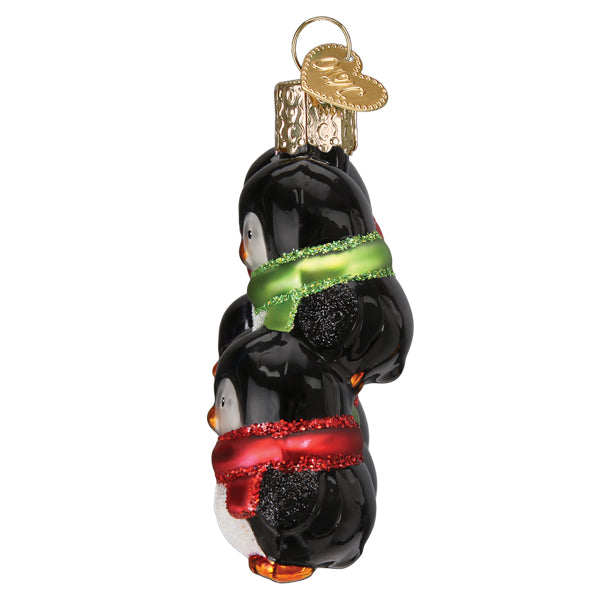 Pingvinfamilie ornament